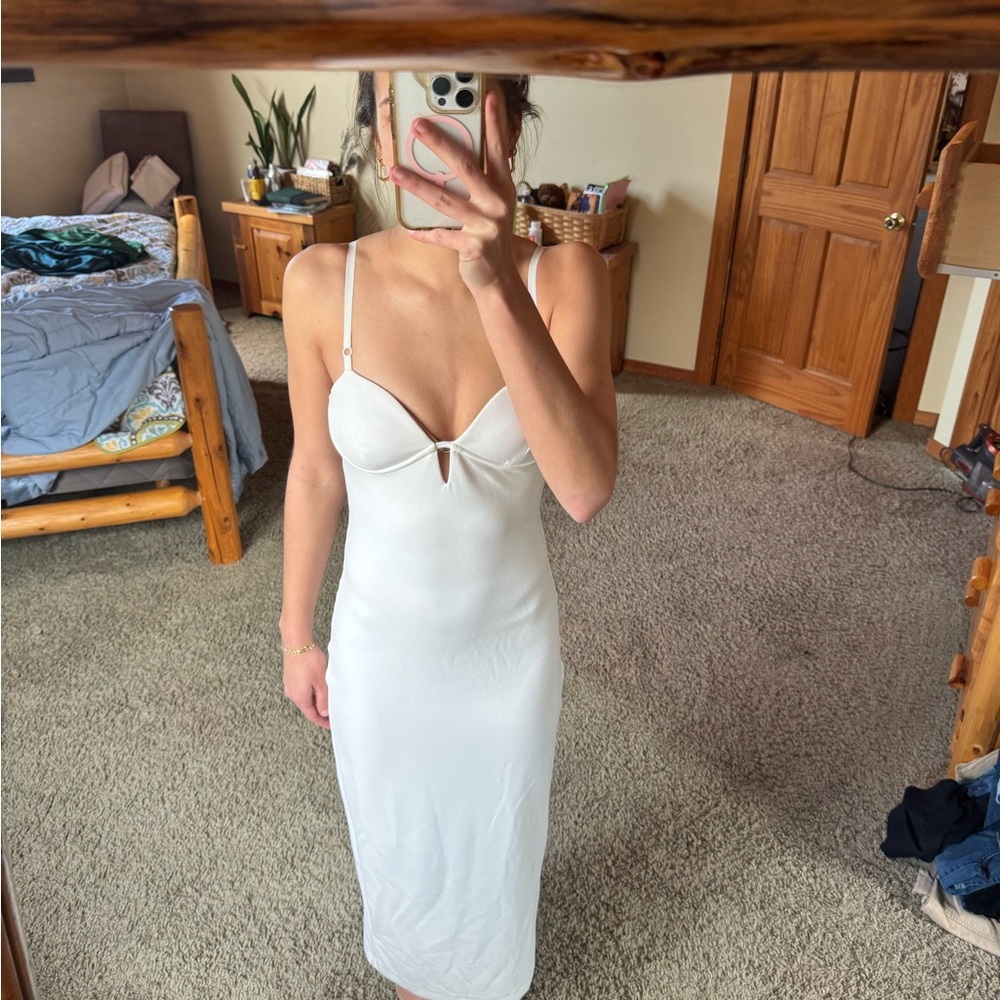 Zara dress maxi white